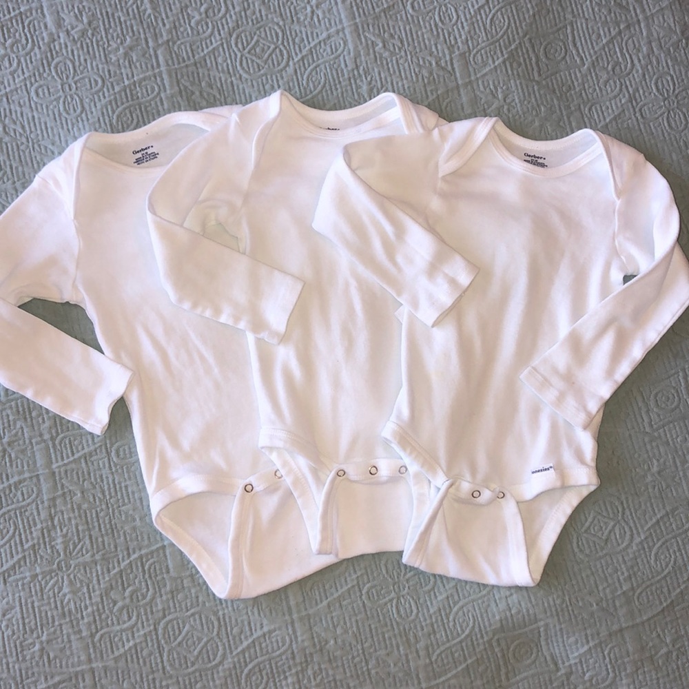 Toddler White Onesies